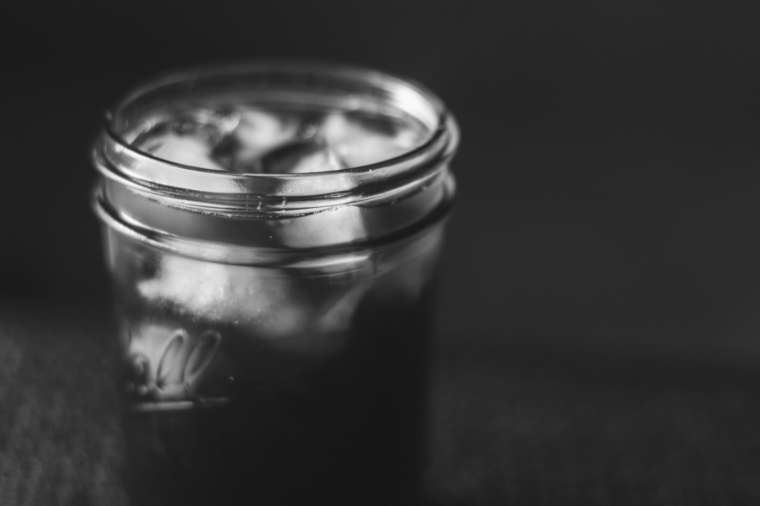 Cold brew in a mason jar
